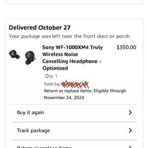 Sony WF-1000XM4 Noise Canceling Truly Wireless Earbud (brand new)